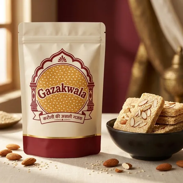 Badam Gazak — बादाम गजक — traditional gazak from Karauli