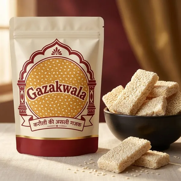Til Chini Gazak — तिल चीनी गजक — traditional gazak from Karauli